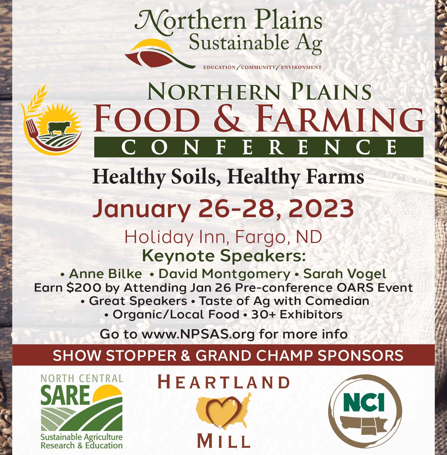 2023 NPSAS Food and Farming Sustainable Ag Conference summary