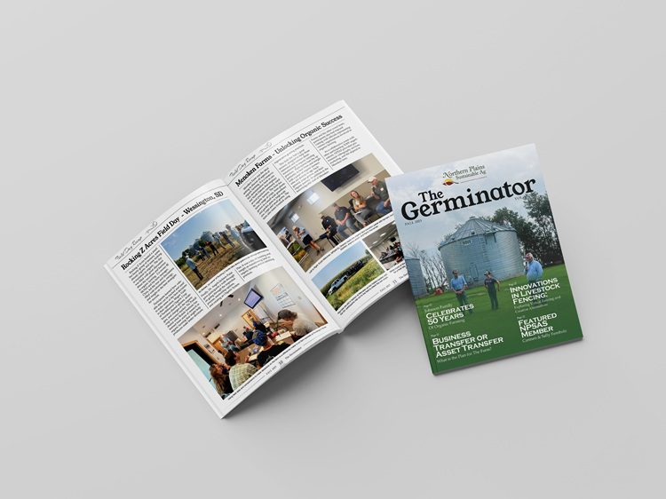 Fall 2025 issue of The Germinator Mockup