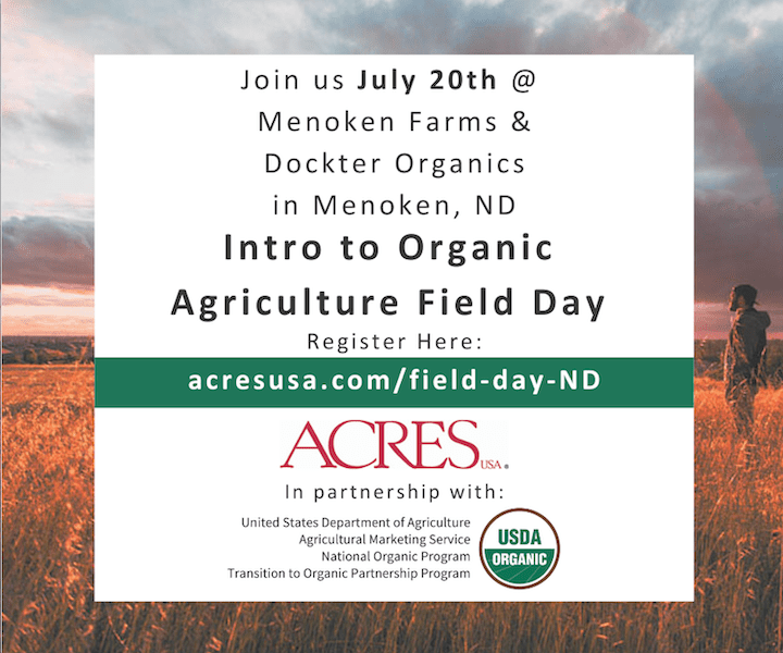 Introduction to organic agriculture field day