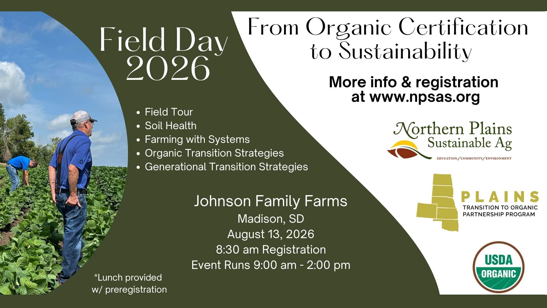 Johnson Family Farm NPSAS 2026 Field Day