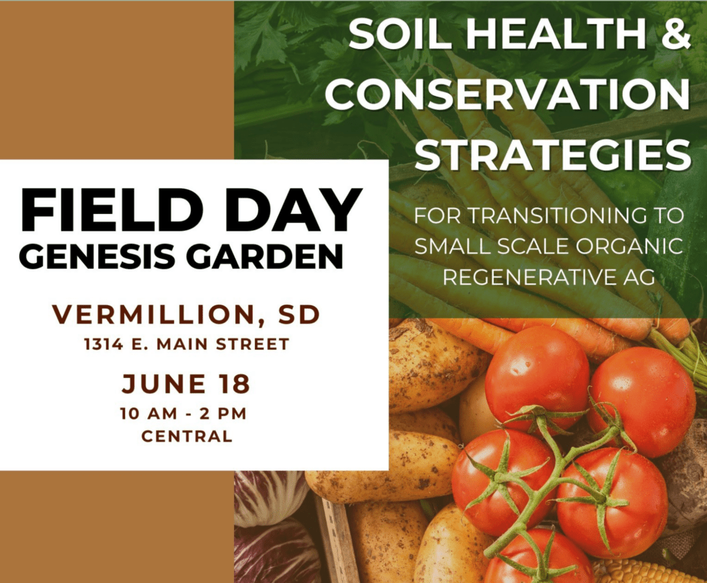 June 18 field day in Vermillion for organic transition