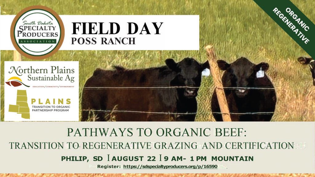 Organic beef NPSAS field day Poss Ranch Philip SD