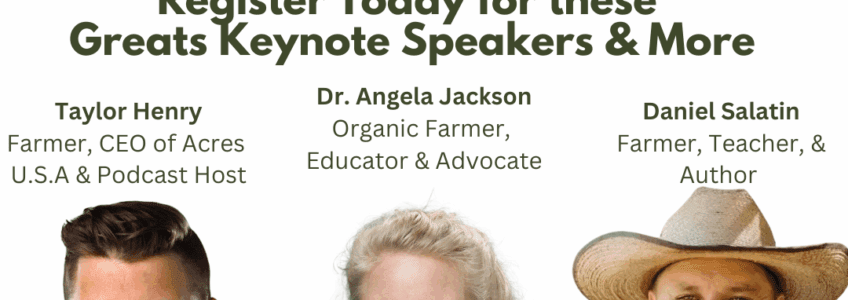 Register Today 2026 Food and Farming Sustainable Ag Conference