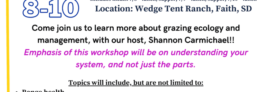 Women on the Range Conference in Faith SD.